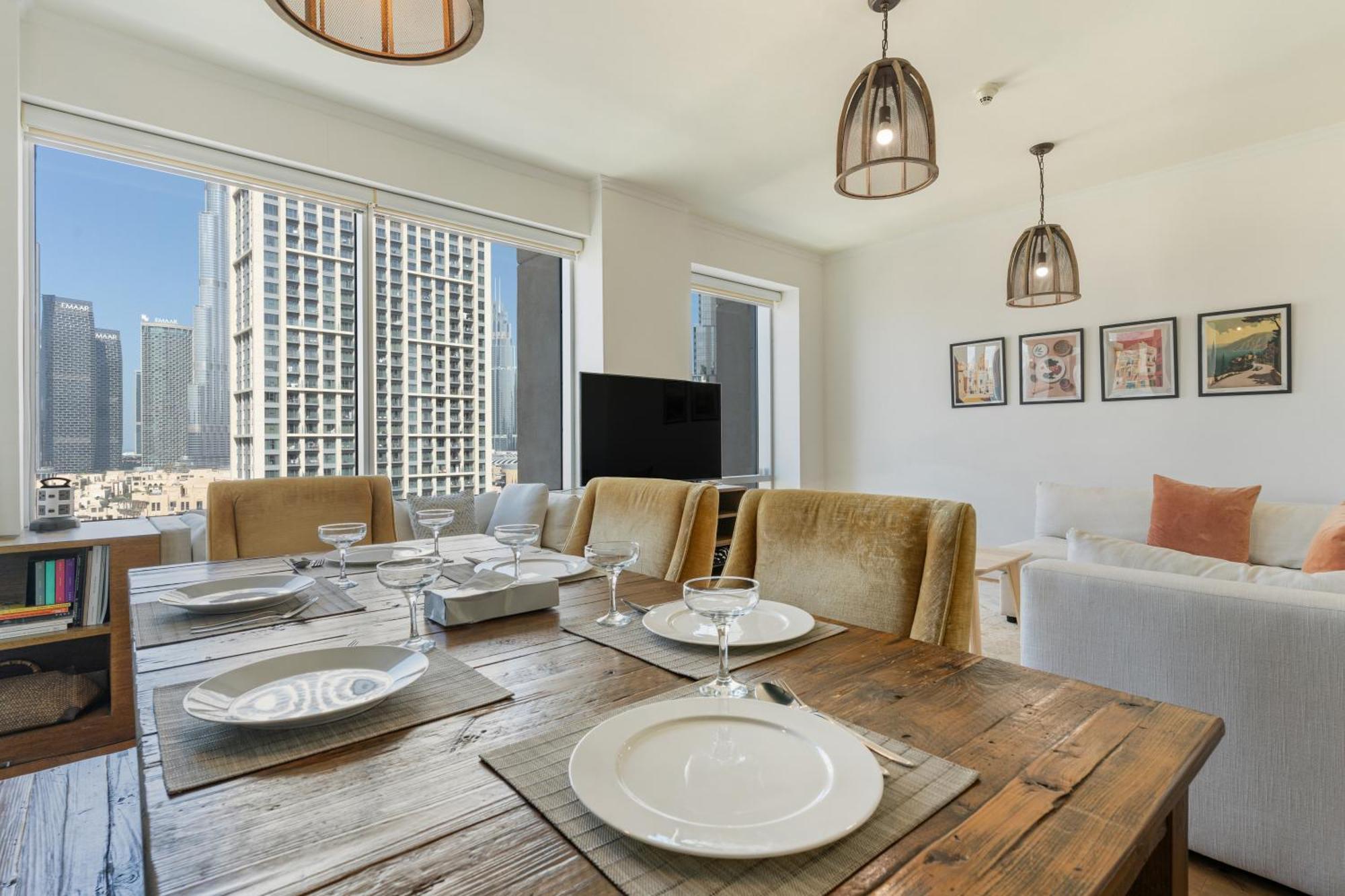 Chic 2Br Apartment, Prime Location Near Dubai Mall - Allsopp&Allsopp Luaran gambar